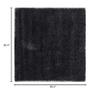 SAFAVIEH California Shag Collection Area Rug - 6'7" Square, Black, Non-Shedding & Easy to Clean, Ultra Plush Thick Pile, Ideal for Living Room, Bedroom, Dining Space (SG151-9090) view 2