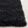 SAFAVIEH California Shag Collection Area Rug - 6'7" Square, Black, Non-Shedding & Easy to Clean, Ultra Plush Thick Pile, Ideal for Living Room, Bedroom, Dining Space (SG151-9090) view 4