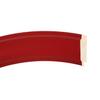 OVALCREST Oval Beveled Wall Mirror for Home Decor - Montreal Style - Holiday Red - 17x21 Outside Dimensions view 2
