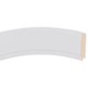OVALCREST Oval Beveled Wall Mirror for Home Decor - Montreal Style - Linen White - 17x21 Outside Dimensions view 2