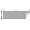 OVALCREST Oval Beveled Wall Mirror for Home Decor - Ashland Style - Matte Black - 23x29 Outside Dimensions view 4