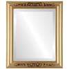 OVALCREST Rectangle Beveled Wall Mirror for Home Decor - Florence Style - Gold Spray - 24x34 Outside Dimensions view 1