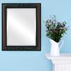 OVALCREST Rectangle Beveled Wall Mirror for Home Decor - Florence Style - Rosewood - 24x34 Outside Dimensions view 3
