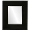 OVALCREST Rectangle Beveled Wall Mirror for Home Decor - Boulevard Style - Matte Black - 20x24 Outside Dimensions view 1