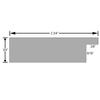 OVALCREST Rectangle Beveled Wall Mirror for Home Decor - Ashland Style - Bright Silver - 27x33 Outside Dimensions view 4