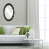 OVALCREST Oval Beveled Wall Mirror for Home Decor - Dorset Style - Hunter Green - 26x32 Outside Dimensions view 3