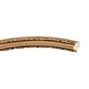 OVALCREST Oval Beveled Wall Mirror for Home Decor - Virginia Style - Gold Spray - 22x26 Outside Dimensions view 2