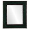OVALCREST Rectangle Beveled Wall Mirror for Home Decor - Paris Style - Hunter Green - 29x41 Outside Dimensions view 1