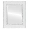 OVALCREST Rectangle Beveled Wall Mirror for Home Decor - Paris Style - Linen White - 29x41 Outside Dimensions view 1