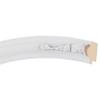 OVALCREST Oval Beveled Wall Mirror for Home Decor - Florence Style - Linen White - 44" x 34" view 2