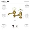 Kingston Brass CC9L2 Vintage Basin Tap Faucet, Polished Brass view 2