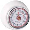 Zassenhaus Magnetic Retro Kitchen Timer, Classic Mechanical Cooking Timer (White) view 1