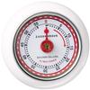 Zassenhaus Magnetic Retro Kitchen Timer, Classic Mechanical Cooking Timer (White) view 2