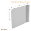 ACE Equipment SP-S1712 Stainless Steel Wall Mount Splash Guard for Commercial Restaurant Hand Sink and Compartment Prep Sink, ETL Certified (17"W x 12"H) view 2