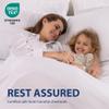 Cathay Home Hotel Luxury Wrinkle & Fade Resistant Double Brushed Ultra Soft Microfiber 1-Piece Single Flat Sheet - Eggplant, Twin (66" x 96") view 4