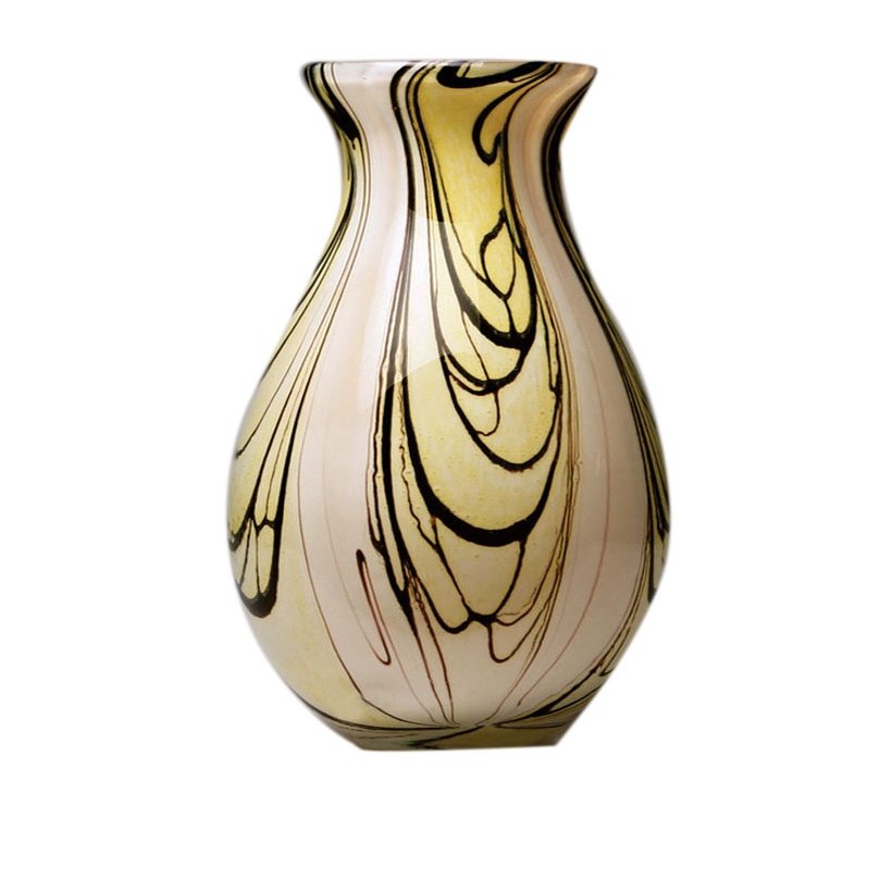 Dynasty Glass Venezia Collection - Vase - Brown Root