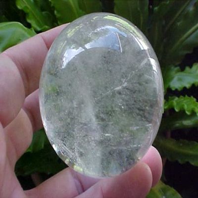 B2919 Gemqz Clear Quartz Sphere Inclusions Wonderful !!!