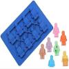 Building Bricks and Robots Ice Cube Tray or Candy Gummy Cake Decoration Molds view 4