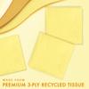 500-Count Touch of Color 3-Ply Paper Beverage Napkins, Mimosa Yellow view 2