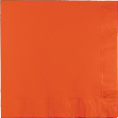 Creative Converting 500 Count Case Touch of Color 3-Ply Paper Lunch Napkins, Bittersweet
