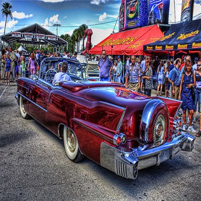 1956 Cadillac Eldorado Biarritz- Canvas OR FINE Print Wall Art