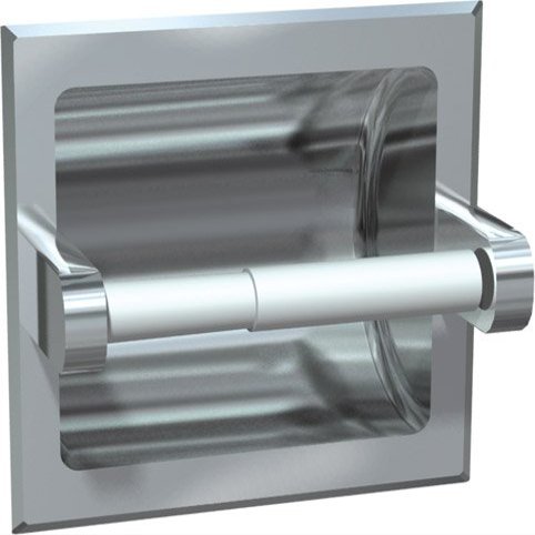 ASI 0402-Z zamac bathroom accessories - recessed toilet tissue holder