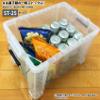 JEJ ASTAGE Storage Box, Made in Japan, ST Box #25, Stackable, Clear, [Width 11.6 x Depth 17.6 x Height 10.2 inches (29.5 x 44.3 x 26 cm)] view 3