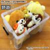 JEJ ASTAGE Storage Box, Made in Japan, ST Box #25, Stackable, Clear, [Width 11.6 x Depth 17.6 x Height 10.2 inches (29.5 x 44.3 x 26 cm)] view 4