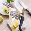 Japanese Stainless Steel Vegetable Slicer - Blade Length: 5.9" - Slice Thickness: 1/16" view 4