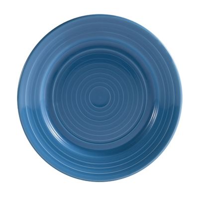 CAC China TG-21PCK Tango Peacock Porcelain Plate, 12-Inch, Box of 12