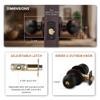Copper Creek Entry Door Knob  Keyed Entry Handle with Lock and Key, ANSI Grade-3 Certified, DIY-Friendly Install for Interior and Exterior Entrance Doors  Tuscan Bronze (1 Pack) view 4