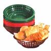 Serving Round Red Basket 8X2.38 view 1