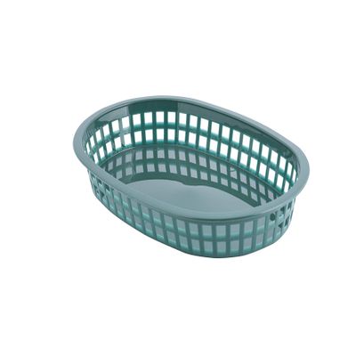 Forest Green Plastic Basket 10.5X7X1.5