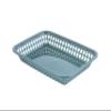 Rectangular Forest Green Basket 11.75X8.5 view 1