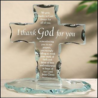 1home Standing Cross:Thank God/You
