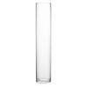 WGV Tall Cylinder Glass Vase, Open Width 6", Height 31", Clear Large Floral Container, Planter, Centerpieces for Wedding Party Event, Home Office Decor, 1 Piece view 1