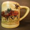 1980 BUDWEISER CS19 1ST HOLIDAY CHRISTMAS STEIN CHAMPION CLYDESDALES view 1