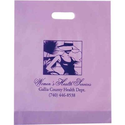 AAB 19FD12153 12 in. x 15 in. Frosted Die Cut Bag - Pack of 250