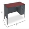 HON Metro Classic Series 2 Drawer Right Pedestal Desk view 2