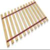 The Furniture Cove Queen Size Custom Width Bed Slats With Maroon Strapping-Choose Your Needed Width To Help Support Your Box Spring And Mattress view 1