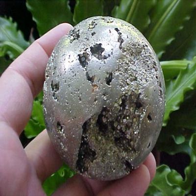 B5319 Gemqz Pyrite Hollow Carved Sphere Amazing !!!