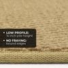 House, Home and More Set of 12 Skid-Resistant Carpet Stair Treads - Camel Tan - 8 Inches X 30 Inches view 4