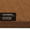 House, Home and More Set of 12 Skid-Resistant Carpet Stair Treads - Toffee Brown - 8 Inches X 27 Inches view 4