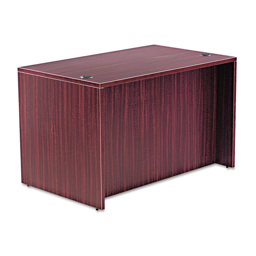 Alera VA214830MY Valencia Series Straight Desk Shell, 47 1/4w X 29 1/2d X 29 5/8h, Mahogany