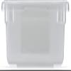 Carlisle FoodService Products Storplus Food Storage Container with Stackable Design for Catering, Buffets, Restaurants, Polycarbonate (Pc), 3.5 Gallons, Clear, (Pack of 6) view 2