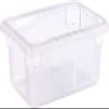 Carlisle FoodService Products Storplus Food Storage Container with Stackable Design for Catering, Buffets, Restaurants, Polycarbonate (Pc), 3.5 Gallons, Clear, (Pack of 6) view 3