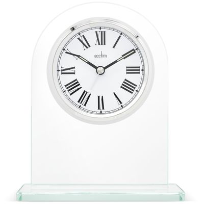 Acctim 36537 Adelaide Mantel Clock, Glass