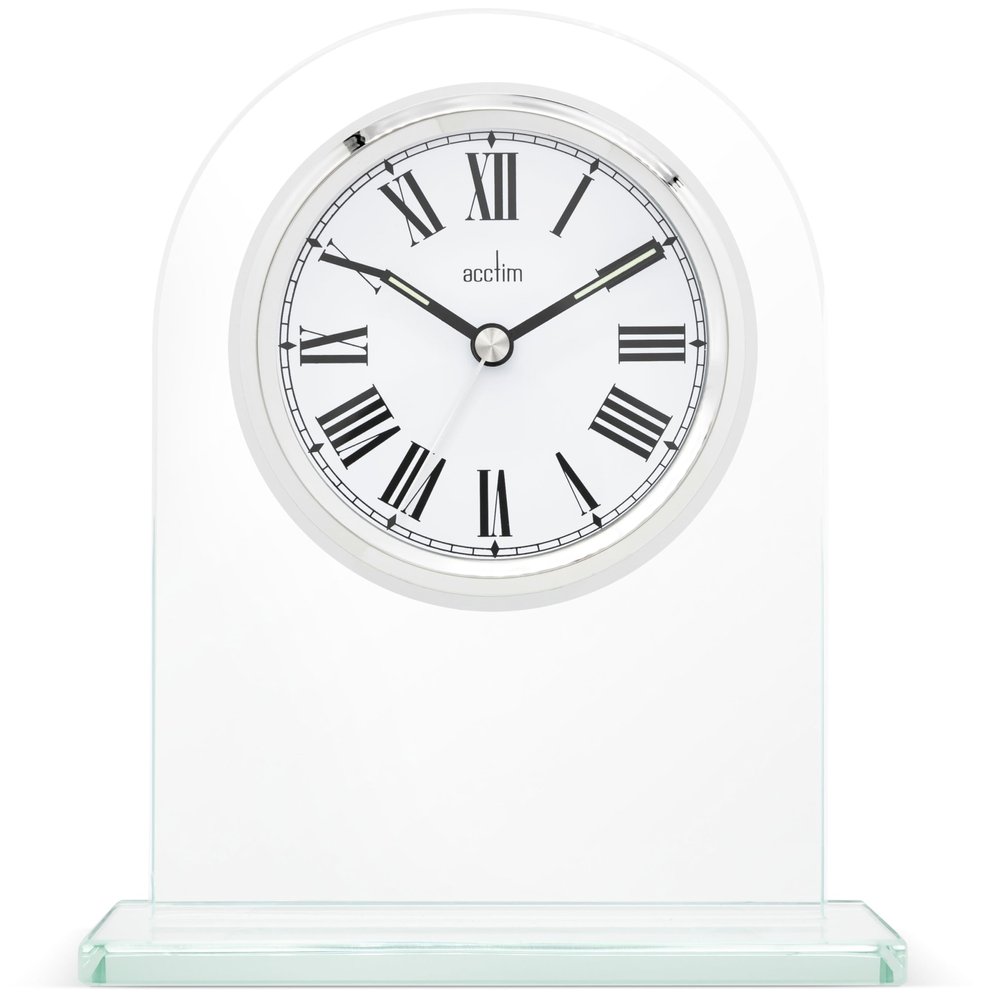 Acctim 36537 Adelaide Mantel Clock, Glass