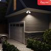 Globe Electric 17000273 180-Degree 240 W Twin Head White Hardwired Motion Sensor Security Flood Light, Spotlight, Outdoor, Outside House Lights view 4