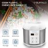 Buffalo Classic Rice Cooker with Clad Stainless Steel Inner Pot - Electric Rice Cooker for White/Brown Rice, Grain - Easy-to-clean, Non-Toxic & Non-Stick, Auto Warmer (5 Cup) view 4